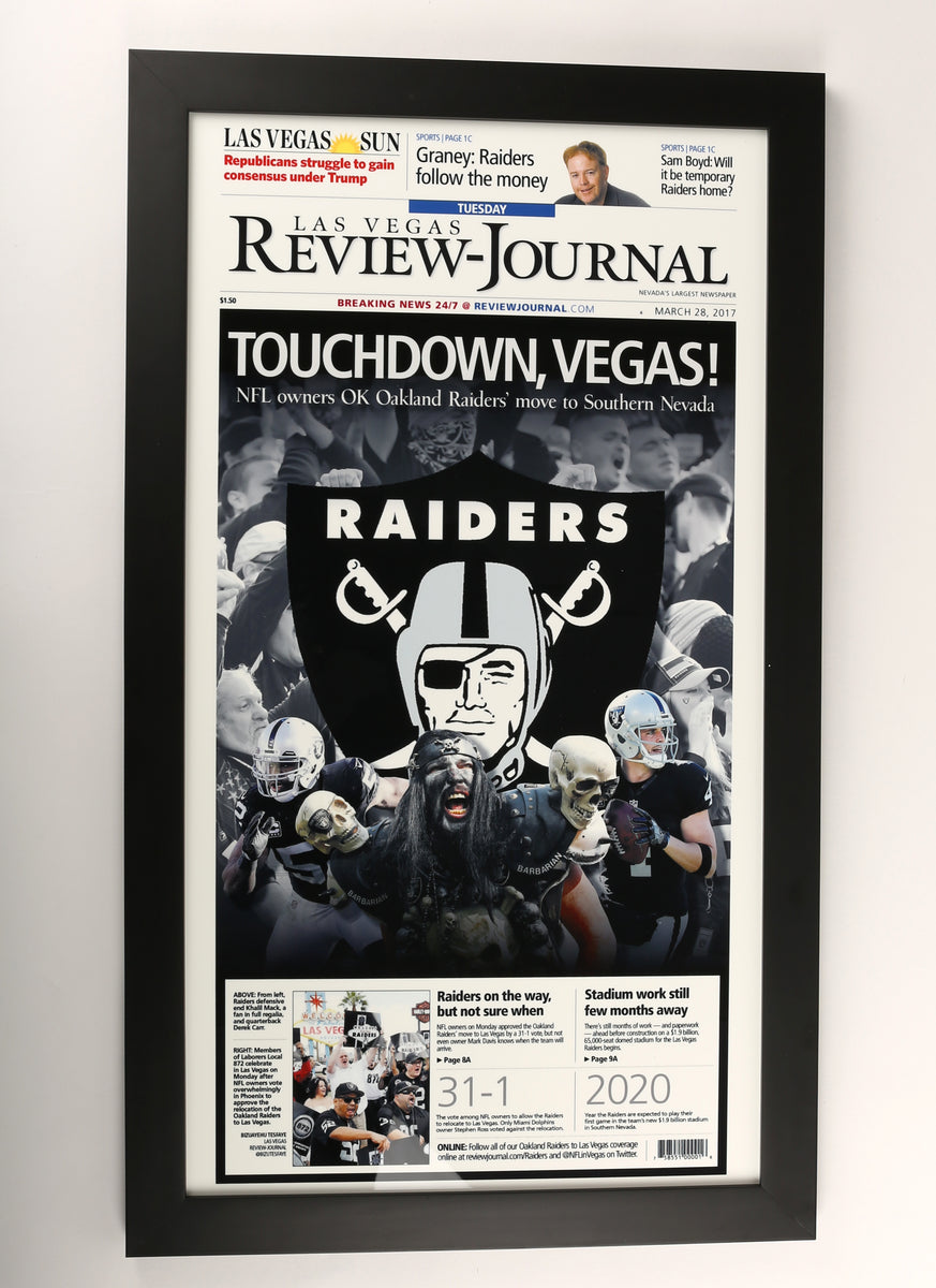 Las Vegas Raiders - Las Vegas Raiders Metal Printed, Las Vegas