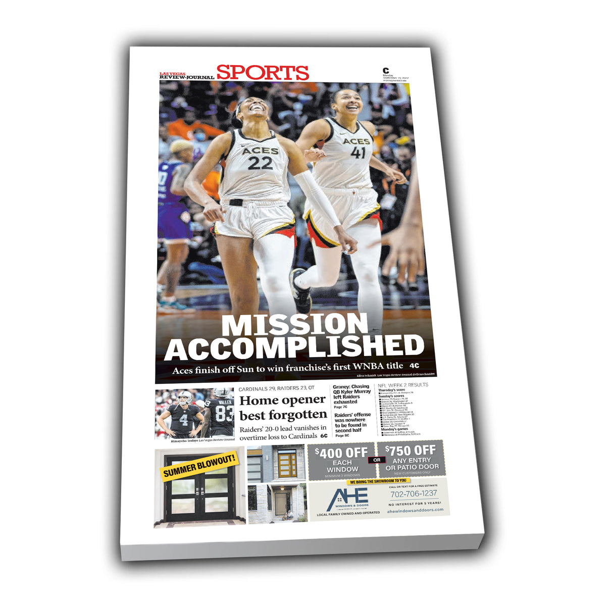 LV Aces Memorabilia ReviewJournal Store