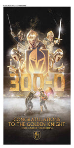 VGK 300 Wins Poster