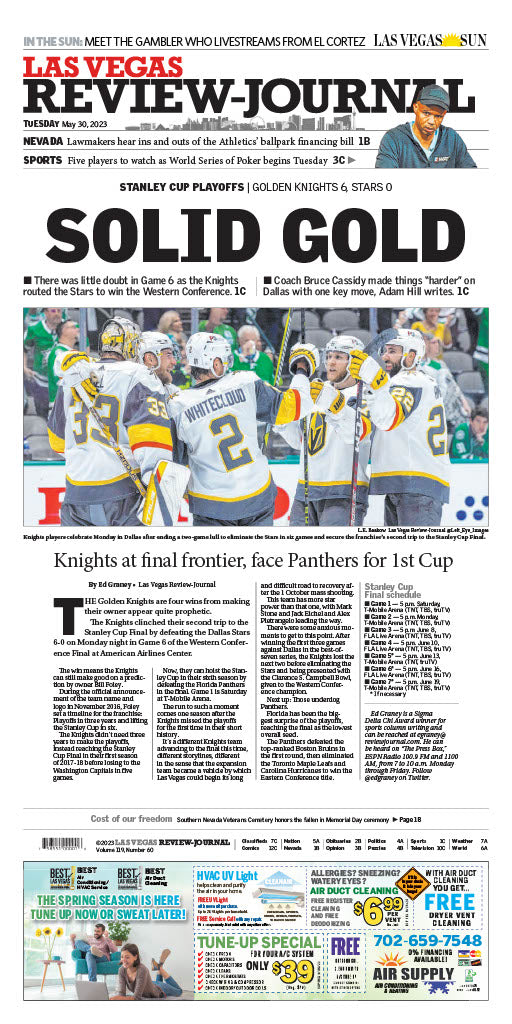 Solid Gold ReviewJournal Store