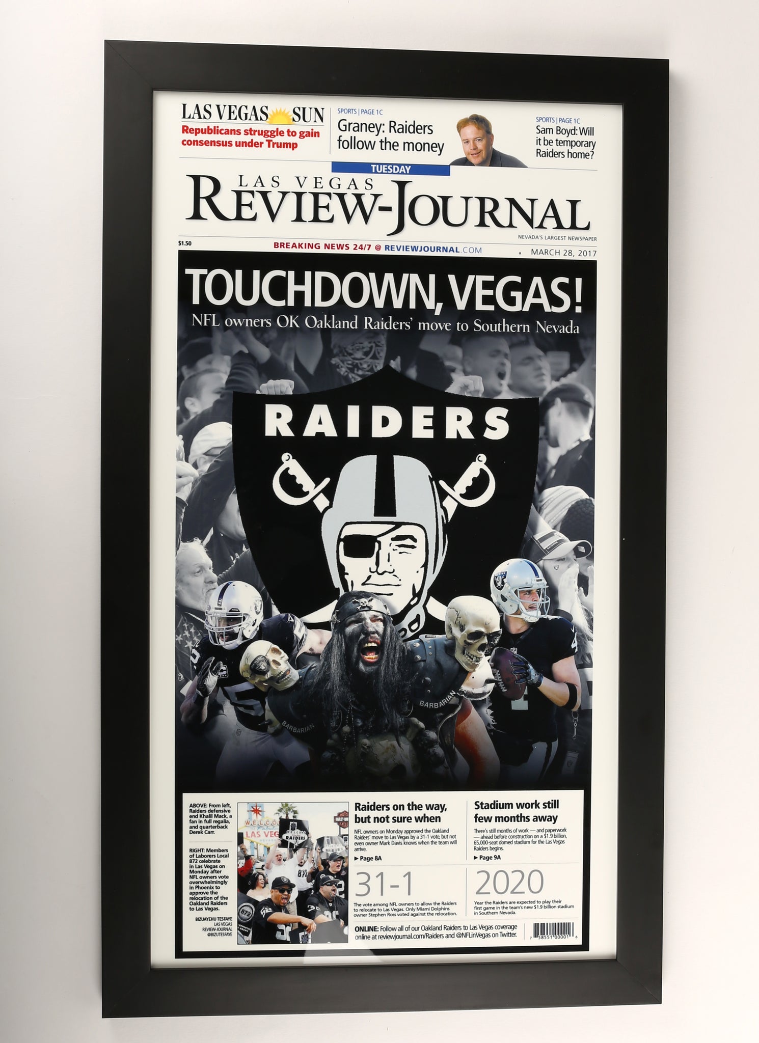 Las Vegas Raiders  Las Vegas Raiders Announcement – Review