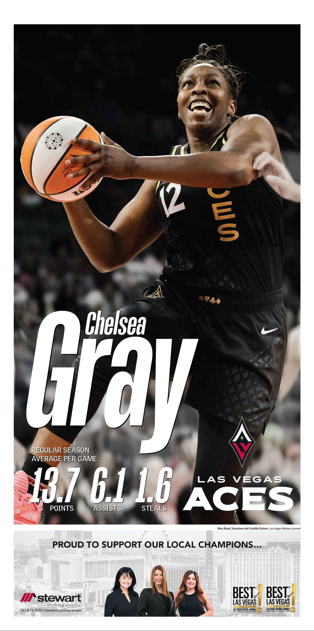 Chelsea Gray Poster – Review-Journal Store